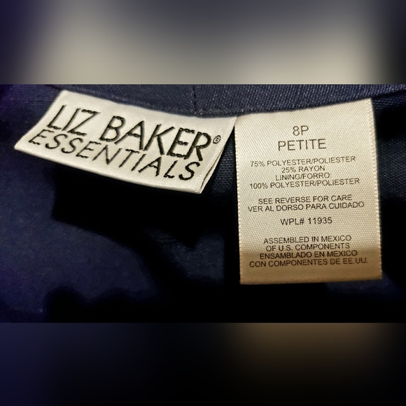 Liz Baker Classic Navy Blazer - Picture 3 of 5